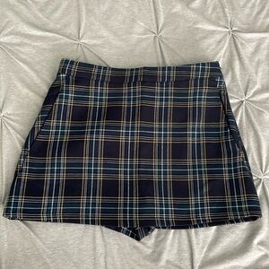 Plaid skort